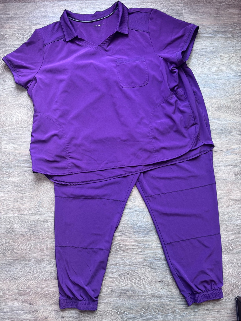 Scrubstar Scrub Set - Vivid Purple 3X Purple Two-Piece